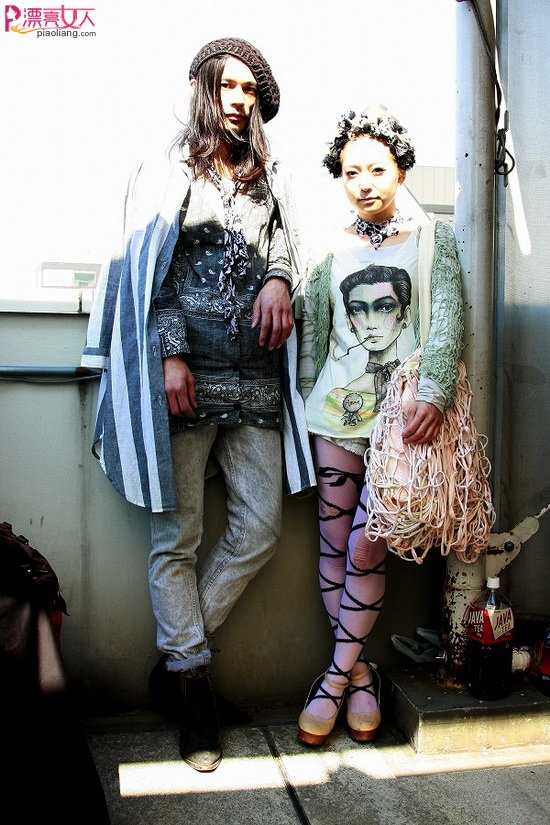  2011日本时尚达人五月街拍混搭