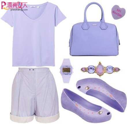  Purple girl 紫色流行单品