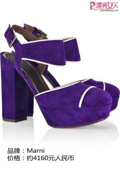  奢华紫色系美鞋 散发优雅女人味
