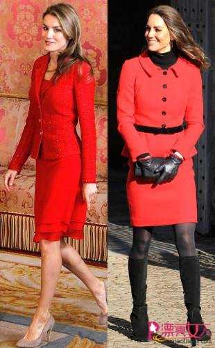  凯特王妃的时尚对手 西班牙准王后莱蒂齐亚