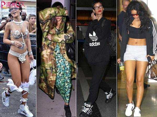  阿迪让Rihanna巩固时尚圈宝座 运动单品非迪莫属