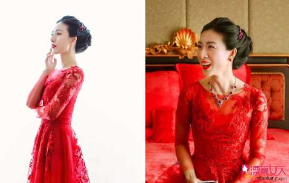  最美的中式新娘盘发 彰显传统的古典美