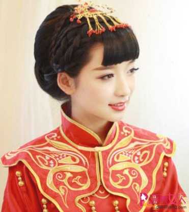  中式新娘盘发 典雅传统的中国美
