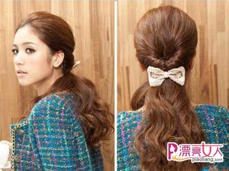  DIY可爱简单发型教程 女人味十足的韩式扎发