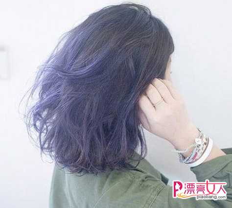  紫色头发发型 不一样的冷艳美