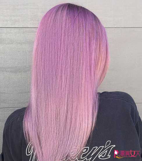 2017染发颜色 彩色染发之烟熏紫色头发