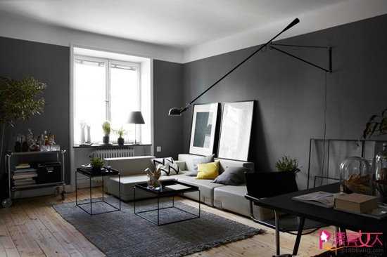  家居设计欣赏 瑞典50平质感小公寓