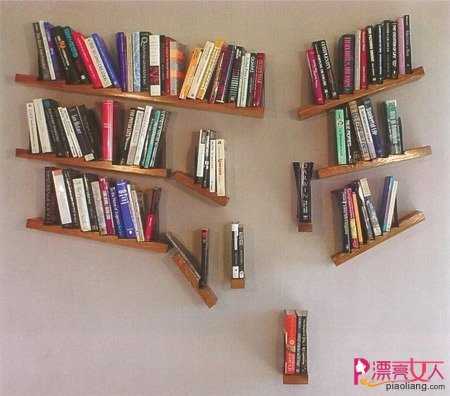  奇妙设计的书架