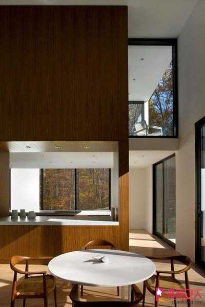  仿若置身大自然：木材墙壁的室内设计