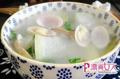  海鲜的做法 花蛤冬瓜汤的做法
