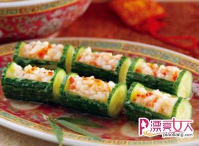  辽菜菜谱 黄瓜酿鲜虾的做法